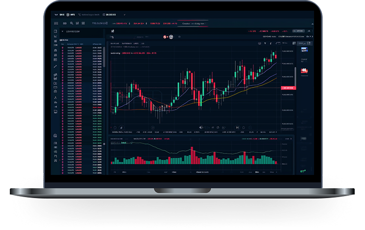 MetaTrader 5 platform preview on MacBook Pro